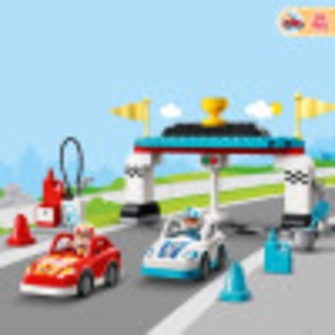 LEGO DUPLO Town Race Cars 10947 Cool Car-Race Building Toy; 2021 (44