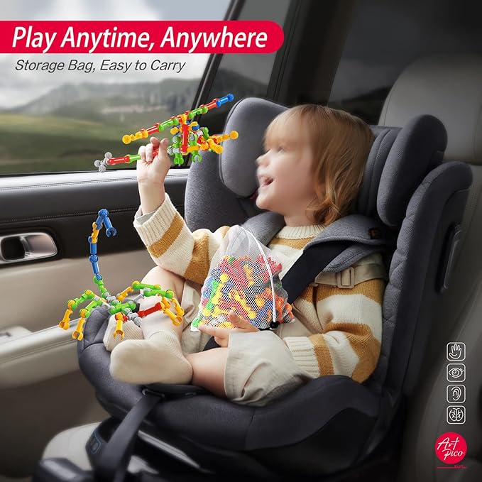 Kids Building Kit STEM Toys Building Blocks Toy Educational Construction 3-8 Best (STEM-170PCS)