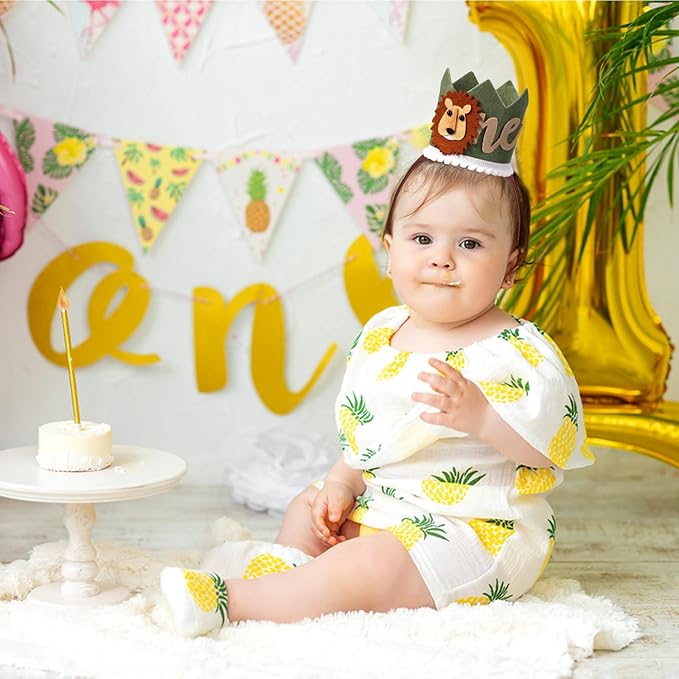 First Birthday Hat, Boy Girls Party Hats Baby Birthday Hat 1 1st