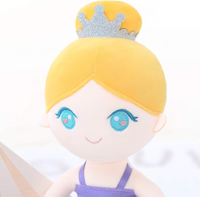 Gloveleya Baby Doll Girl Gift Ballerina Plush Soft Doll Light 13 Inch