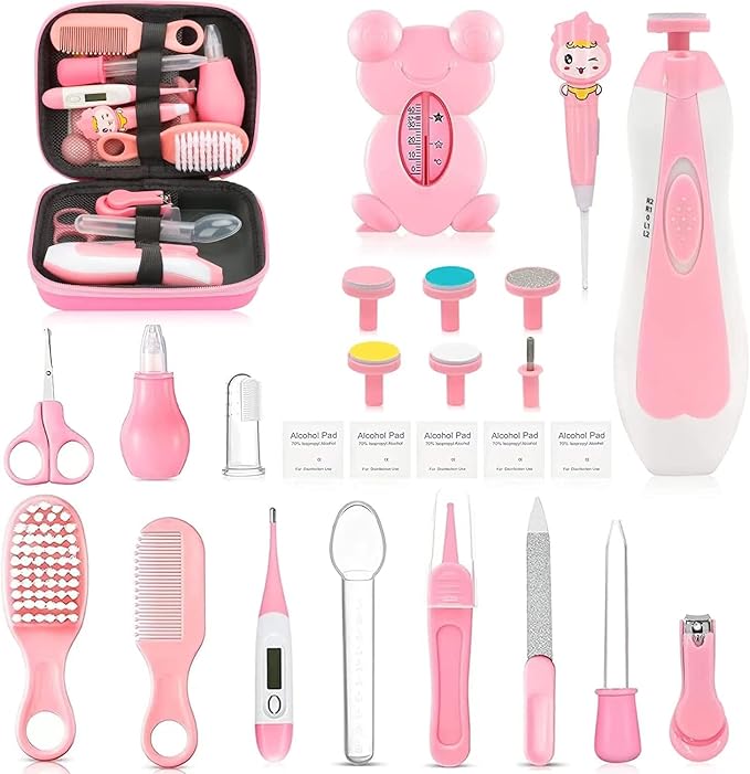 Baby Healthcare and Grooming Kit, 26 in 1 Portable Baby
