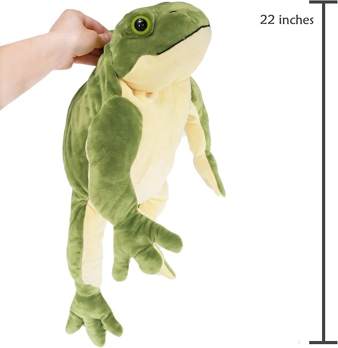 Ice King Bear Plush Giant Frog Stuffed Animal Soft Toy, 22 Inches Large
