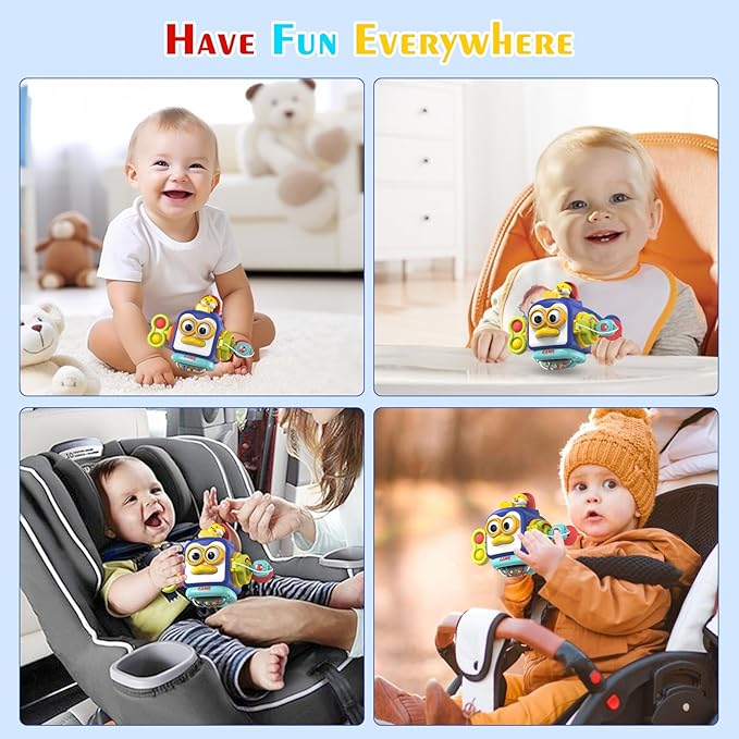 Montessori Toys for 1 Year Old, Sensory Toys for Toddlers 1-3 1 Year 12-18 Months 1 2 3 Year