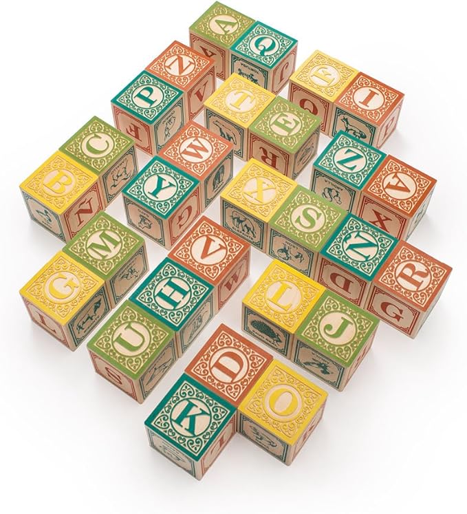 Uncle Goose Spanish Blocks - Made in The USA