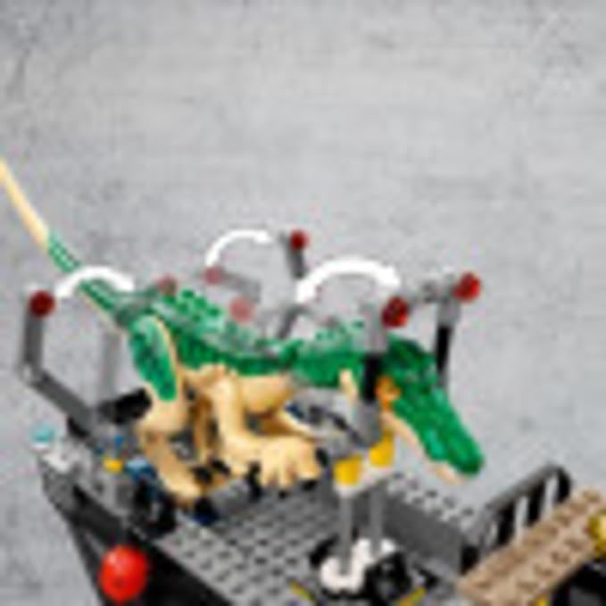 LEGO Jurassic World Baryonyx Dinosaur Boat Escape 76942 Building Kit; 2021 (308