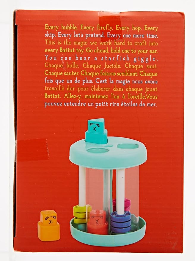 Battat – Shape Sorter 3 Shapes 18 Months