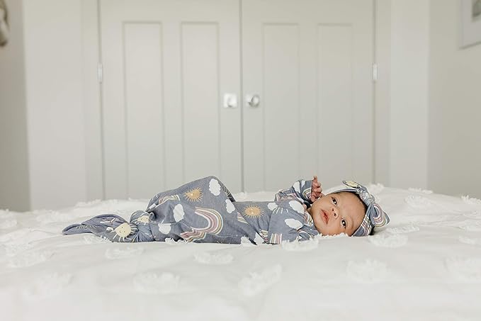 Copper Pearl Baby Bows: Stylish Headbands for Baby Girls, Premium Soft and Stretchy Baby Headbands