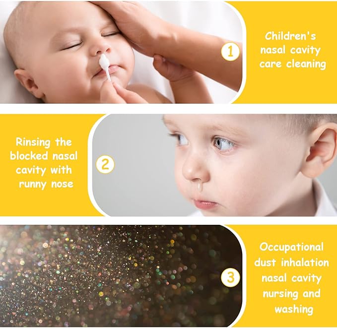 Baby Nasal Irrigator,4PCS Nasal Syringe for Baby