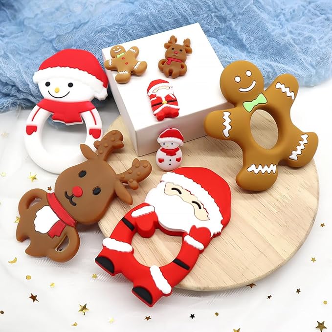 Baby Teething Toys, Silicone Teether for Babies
