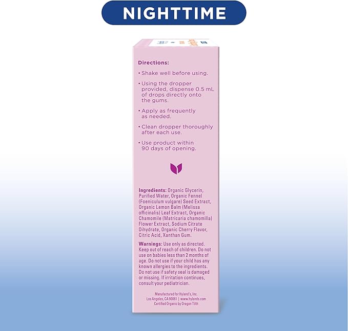 Hyland's Baby Daytime/Nighttime Soothing Tablets + Gel + Drops - with Chamomilla, Natural Relief of Oral Discomfort 125 Count