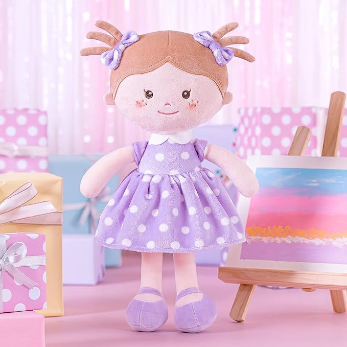 Onetoo Plush Rag Doll First Baby Doll Soft Baby Doll 14"(Milly Series)