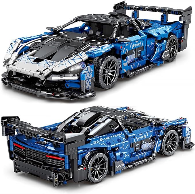 Mesiondy Sports Car Building Blocks Toys Adults Kits,1:14 MOC Building Set Raceing Car Model for Boys Age 12-16 8-14,(1404 Pieces)