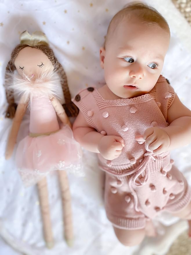 MON AMI Princess Doll Paige – 21”, Soft & Elegant Stuffed Plush Princess Doll
