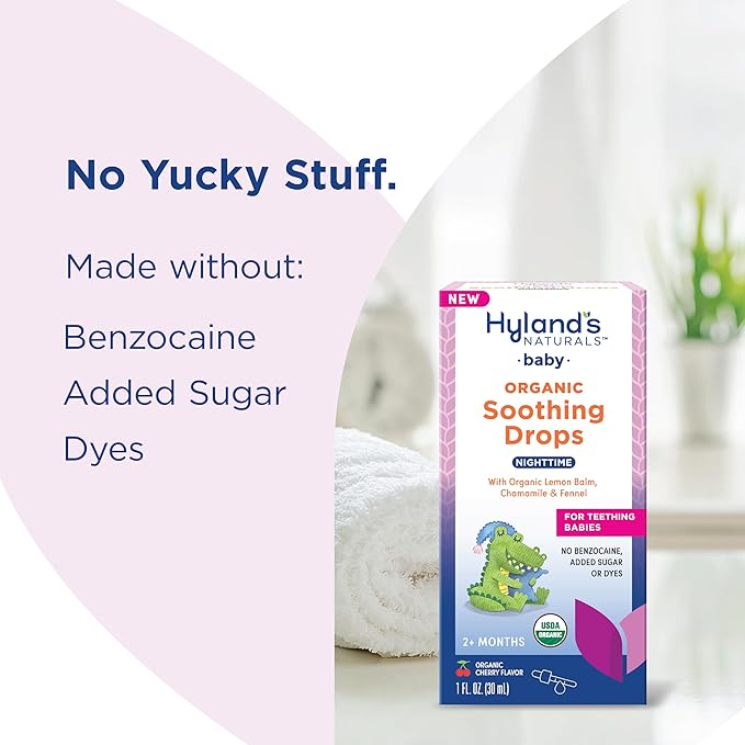 Hyland's Baby - Organic Nighttime Soothing Drops, 1 oz