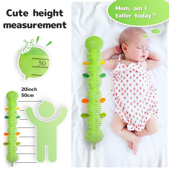 Infant Baby Musical Multi-Sensory Caterpillar, Stuffed Animal Activity Soft Toys 0-3-6-12 Months