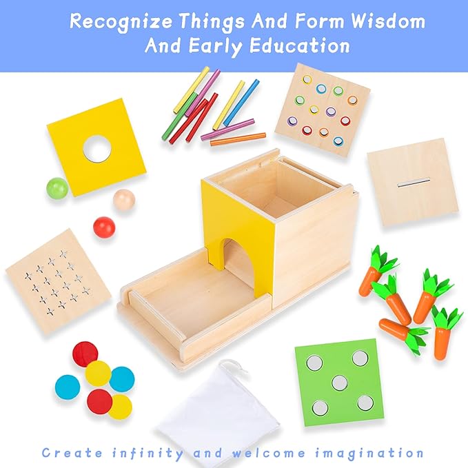 Montessori Toddler Play Kit Montessori Box Toys for 1 Year 2 Years (5-for-1)