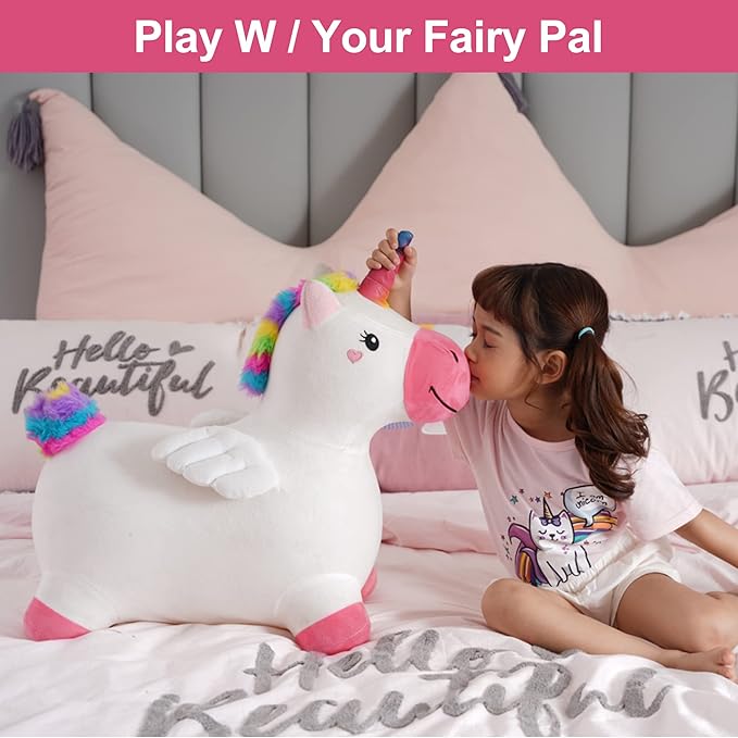 iPlay, iLearn Bouncy Pals Unicorn Horses 18 Month 2 3 4 Year