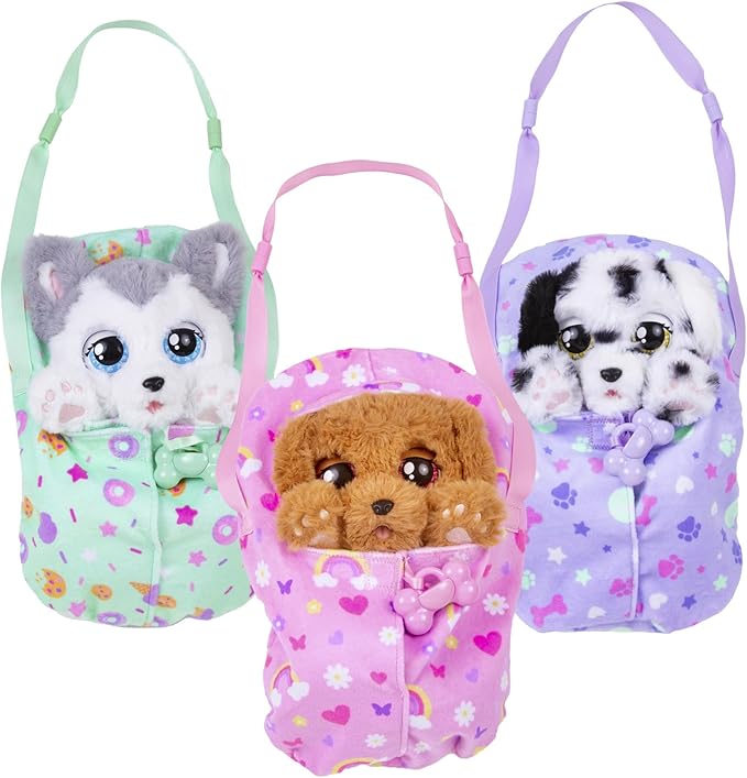 IMC Toys Baby Paws - Siberian Husky Puppy with Carrier 5 Adorable 4+