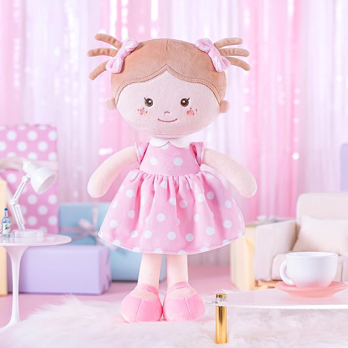 Onetoo Plush Rag Doll Sleeping Cuddle Buddy Doll Soft Baby 14"(Milly Series)