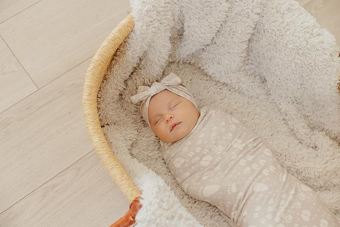 Copper Pearl Baby Bows: Stylish Headbands for Baby Girls, Premium Soft and Stretchy Baby Headbands