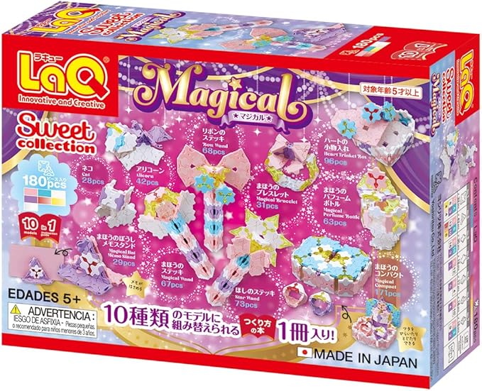 LaQ Sweet Collection Magical | 180 Pieces 10 Models 5+ |