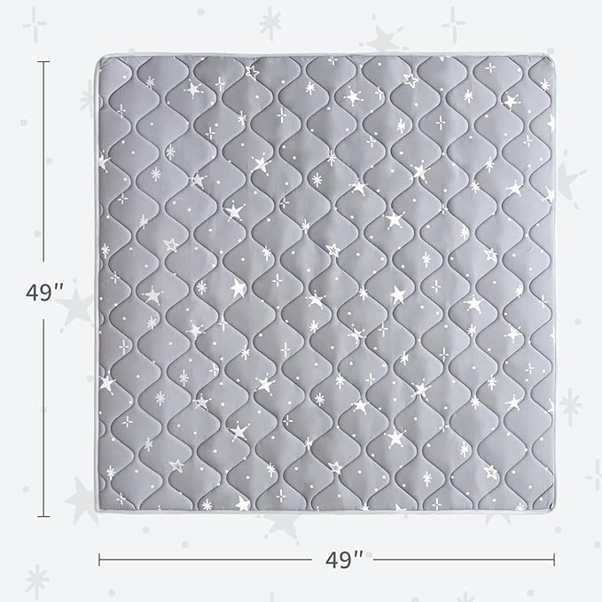 Baby Play Mat 50" X 50", Activity Playmats for Babies