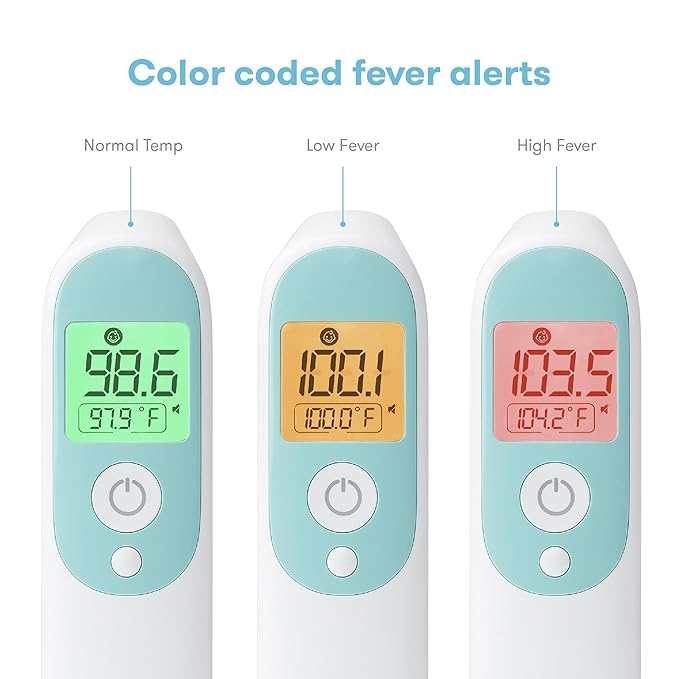 Frida Baby Thermometer, 3-in-1 Infrared Thermometer for Ear