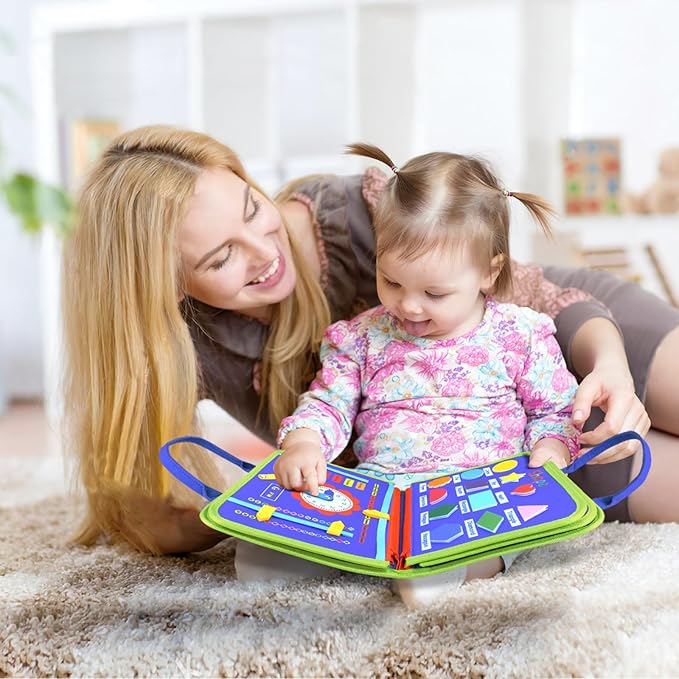 Hi-Tech Busy Board Toys, Busy Book for Toddlers 1-5 Year Old
