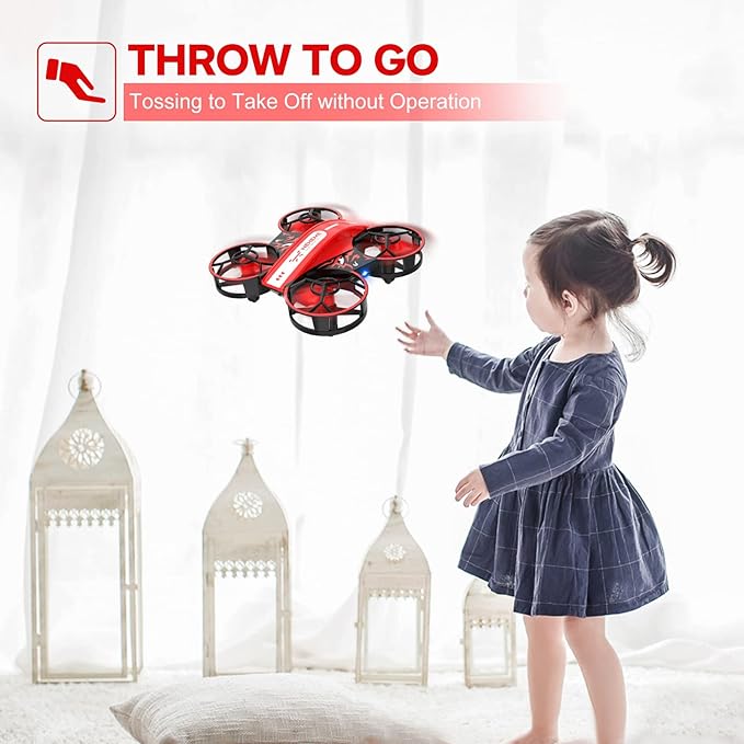 NEHEME NH330 Mini Drones for Kids Beginners Adults, RC Small Helicopter Quadcopter with Headless Mode 3D Flip 2 Batteries,