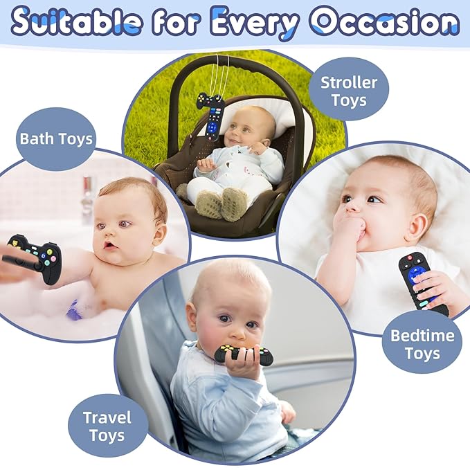 AiTuiTui Teething Relief Teethers Toys for Babies 3 6 9 12 Months 9 12 18 Months