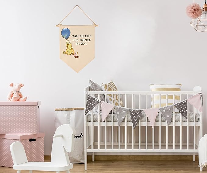 Winie Nursery Flag the Pooh,Nursery Wall Decor
