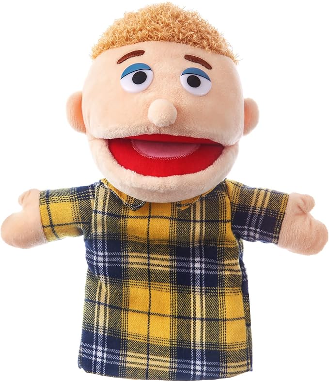 1 Pcs Family Hand Puppets 12 Inch Grandparents, Mom & Dad