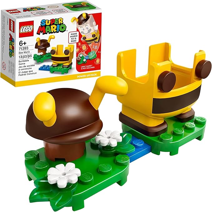 LEGO Super Mario Bee Mario Power-Up Pack 71393 Building Kit; Collectible Gift Toy for Creative Kids; New 2021 (13 Pieces)
