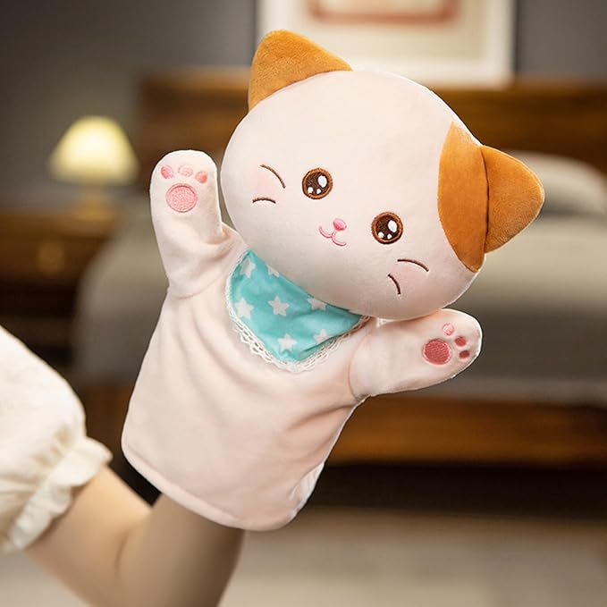 Hand Puppets Plush Animals Toys Dolls for Kids Imaginative Pretend