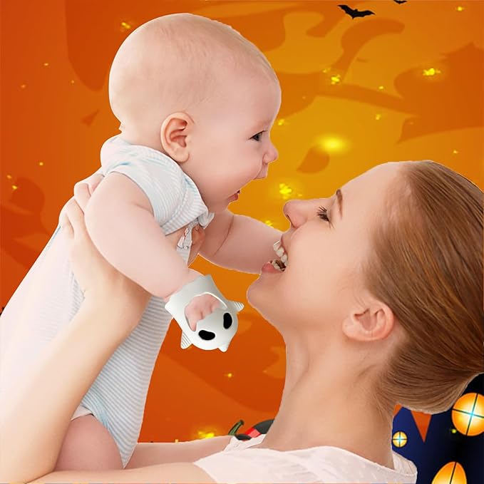 Halloween teethers for Baby, Cute Cartoon Baby Teething Toy 3-6 Months 6-12 Months
