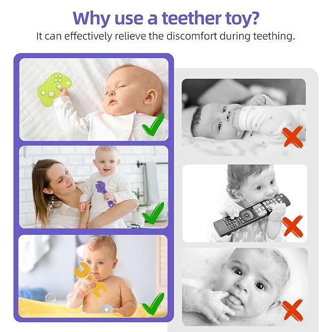 Chuya Baby Teething Teether Toys for Infant Toddlers Relief of