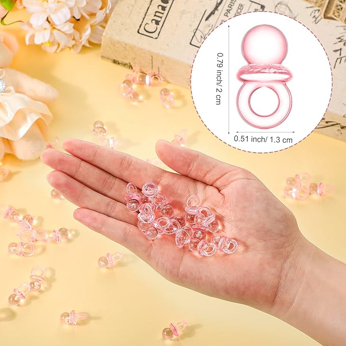51 Pcs Cool Baby Shower Games Include Baby Pacifier Hunt 50 Acrylic