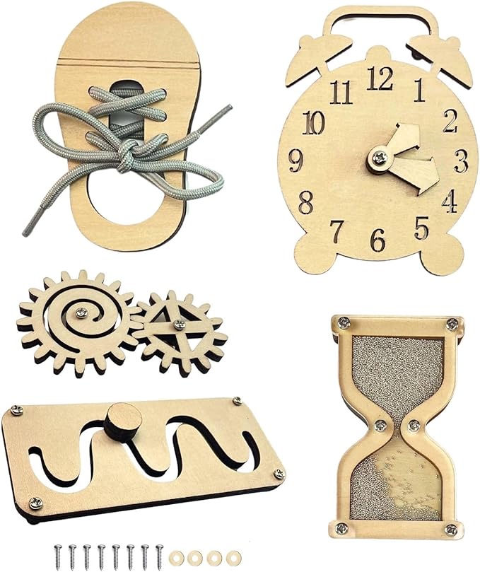 5 pieces Busy Board Diy Parts - DIY Materials for Parents