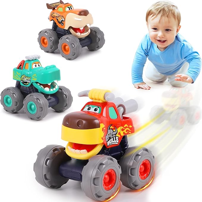 iPlay, iLearn Toddler Monster Truck Toys 1 2 3 Year 12 18 24 Month