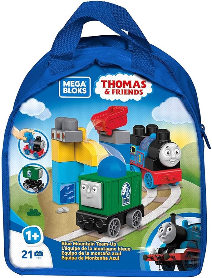 Mega Bloks Thomas & Friends Blue Mountain Team-Up with Big (21 Pieces)