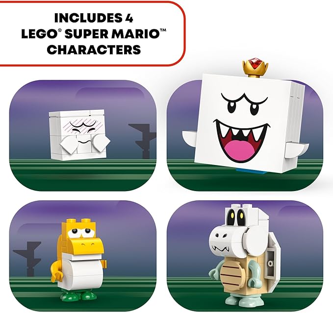 LEGO Super Mario King Boo’s Haunted Mansion, Ghost Toy for Kids 8 and 71436