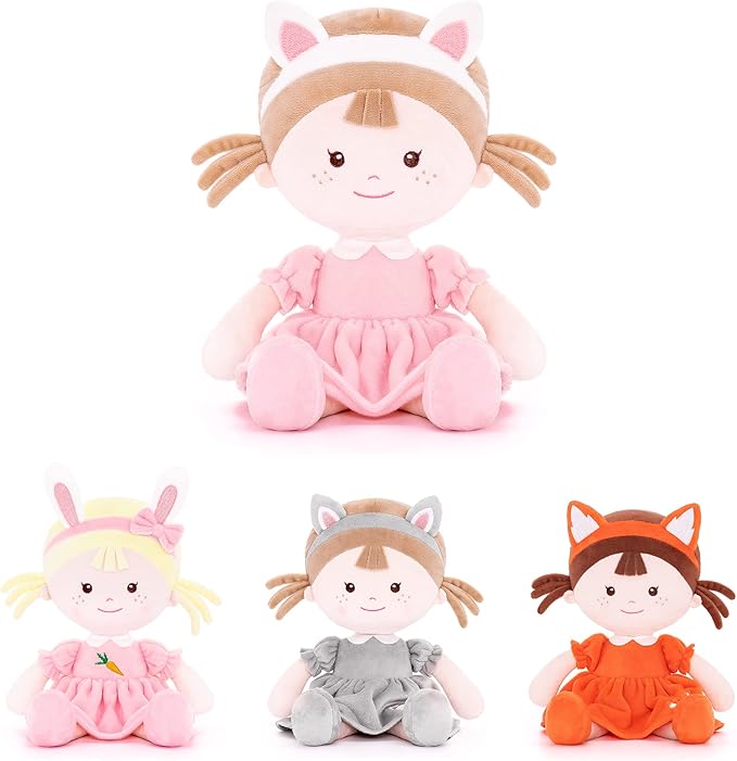 Onetoo Cuddle Buddy Doll Soft Baby Doll for Girls First 14"(Milly Series)