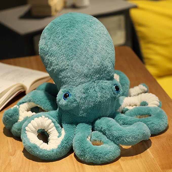 Octopus Stuffed Animals Octopus Plush Doll Toys Octopus Stuffed Toys Gift for Kids and Lovers for Birthday, Christmas Day(17.7-inch Green)