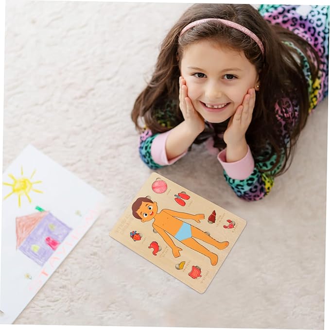 1 Set Human Body Structure Puzzle Model Kid Toys Kids