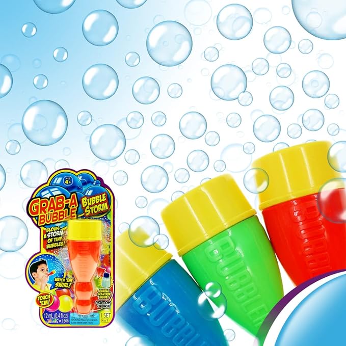 JA-RU Grab a Bubble Storm Touchable Bubbles Blowing Toy (6 1508-6p