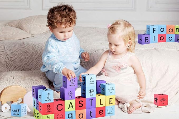 BOHS Foam Learning Blocks - Number,Alphabet Toddlers,30pcs