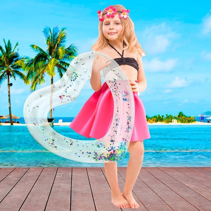 Inflatable Pool Float Ring is Suitable for Children, Bath Ring is Suitable for Backyard Pool Party Water River sea Beach Toys