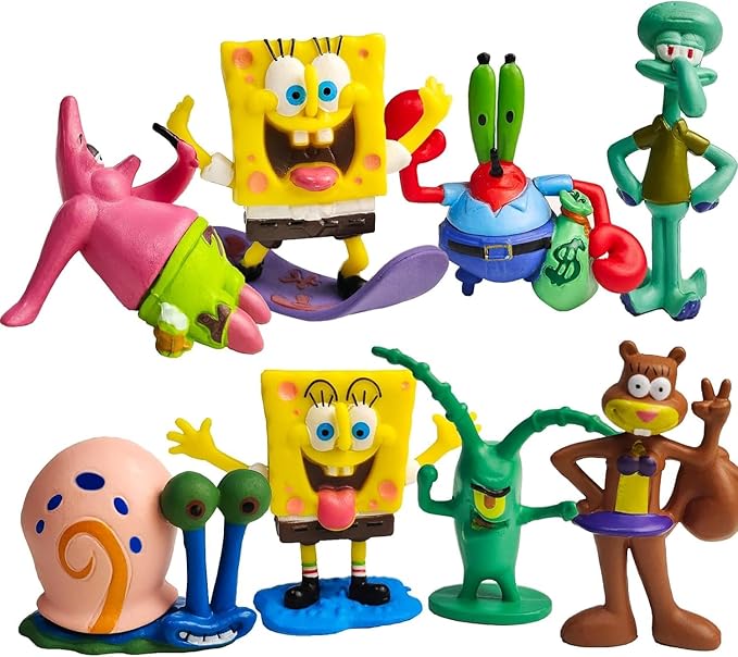 8 Pieces Doll SetCartoon Mini Toys as Collectible Decorations Toy,Great Birthday Gifts for Kids