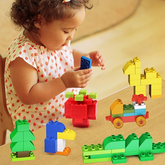 Cutedeer 258 Piece Classic Big Building Blocks Set for Kids