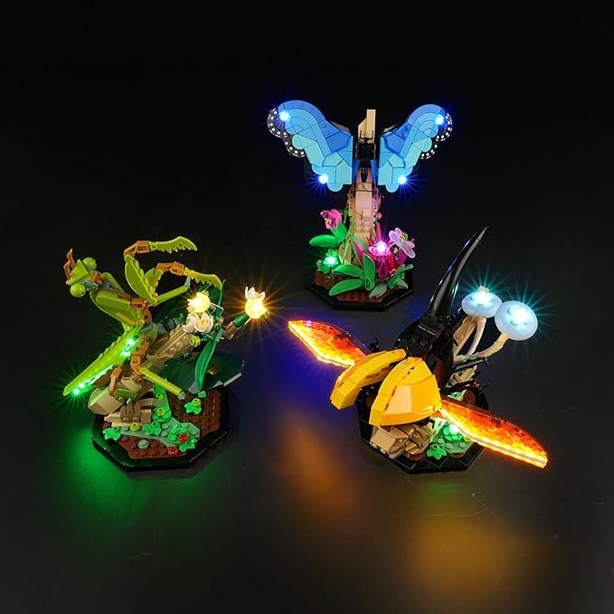 LED Lighting Kit for Lego The Insect Collection, LED Light 21342 Building